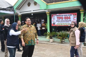 Ketua Bawaslu RI tinjau PSU di Magetan