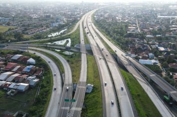 Lalin di Ruas Tol Belmera meningkat pada H-9 Lebaran