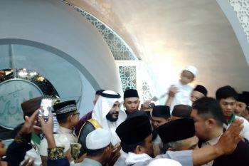 Pemkot Pangkalpinang bersamai Syaikh Abdurrahman Al-Ausy Safari Ramadhan di Masjid Agung Kubah Timah