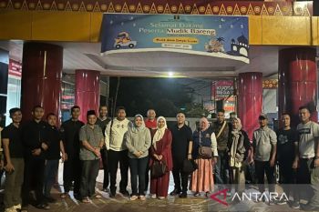 Peserta mudik bersama Kemenko bidang Hukum tiba di Palembang