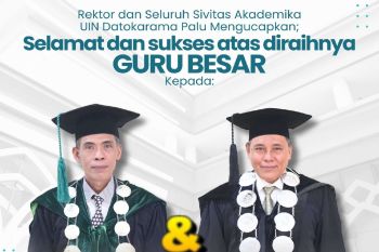Guru Besar UIN Datokarama terus bertambah
