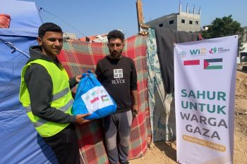WIZ salurkan 750 paket sahur bagi warga Gaza Palestina