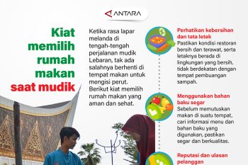 Kiat memilih rumah makan saat mudik