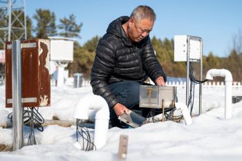 Mengunjungi stasiun meteorologi paling utara di China
