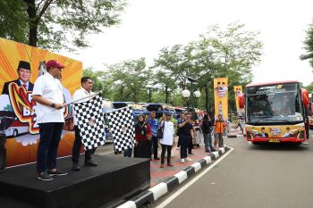 Pulang Basamo Andre Rosiade Gelombang Kedua, 150 Bus Bawa 7.500 Perantau Menuju Sumbar