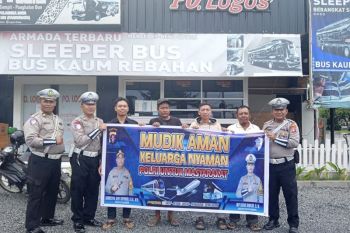 Polresta Palangka Raya sosialisasikan mudik aman selama Lebaran 2025