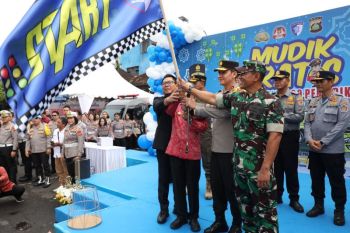 Polda Bali lepas puluhan bus mudik gratis tujuan ke Jawa Timur