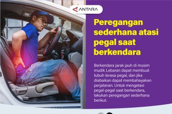 Peregangan sederhana atasi pegal saat berkendara