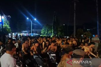 Polisi tangkap ratusan pemuda akibat konvoi ganggu ketertiban
