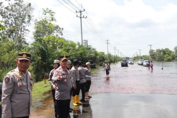 Banjir Jalintim Sumatera di Pelalawan Riau sudah surut