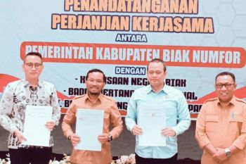 Pemkab Biak kerja sama dengan Kejaksaan dan Bank Papua