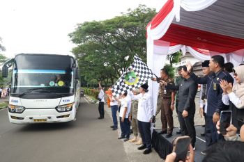 Mudik gratis Pemprov Banten ke lima provinsi gunakan 28 armada bus