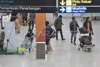 Arus mudik di Bandara Fatmawati-Soekarno Kota Bengkulu