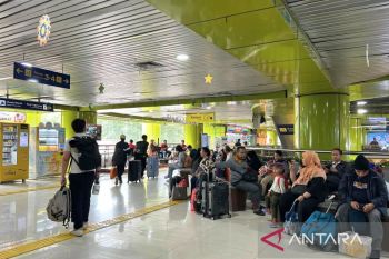 KAI: Pemudik berangkat dari Stasiun Gambir meningkat pada H-4 Lebaran