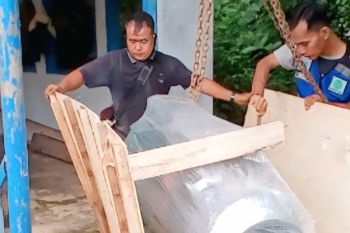 Perumda OKU ganti pompa distribusi air bersih  pelanggan