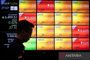 IHSG ditutup menguat 38,26 poin pada hari terakhir perdagangan bursa jelang libur Lebaran