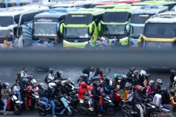 Arus mudik di Pelabuhan Gilimanuk pada H-4 Lebaran