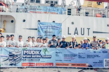 PT Semen Padang dan PELNI Fasilitasi Mudik Gratis, Ratusan Pemudik Terbantu