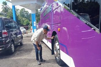 Delapan bus berangkat dari Malalayang ke Gorontalo bawa pemudik