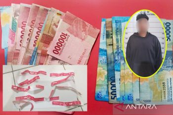Polisi amankan pelaku pemalsuan gelang tiket kapal di Kobar