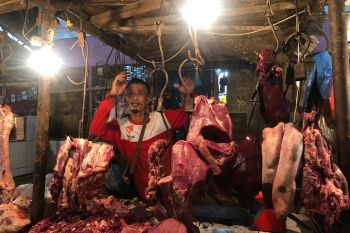 Harga daging sapi di Palembang melonjak Rp140.000 per kilogram