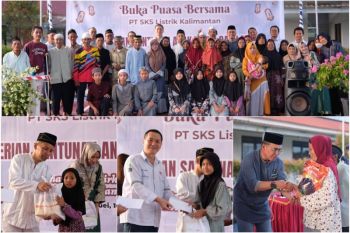 PT SLK berbagi kebahagiaan bersama anak yatim dan lansia di Malam Nuzulul Quran