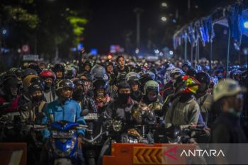 Puncak arus mudik sepeda m otor di Ciwandan