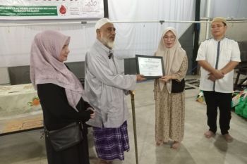 RSU Ternate beri  penghargaan ke tokoh agama bantu ketersediaan darah