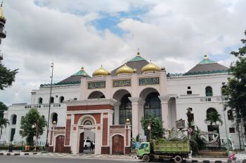 Masjid Agung jadi pusat pelaksanaan Shalat Idul Fitri di Palembang
