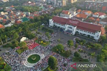 Pemkot Surabaya siapkan fasilitas saf ramah disabilitas saat Shalat Id
