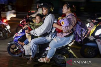 Arus mudik H-2 jalur arteri Tangerang-Serang