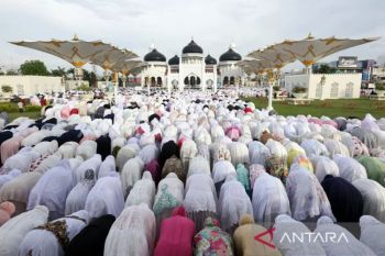 Aceh pusatkan shalat Idul Fitri di Masjid Raya Baiturrahman Banda Aceh