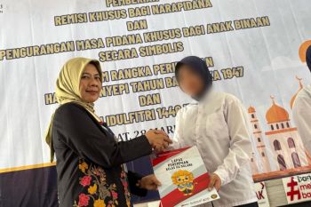 Sebanyak 345 warga binaan Lapas Perempuan Malang dapat remisi Idul Fitri