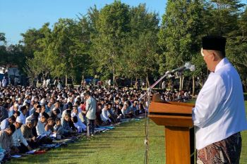 Shalat Ied di 1.255 lokasi  Kulon Progo berjalan lancar