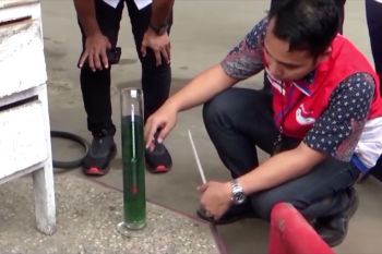 Dugaan pertalite oplosan di Kendari, petugas gabungan sidak SPBU