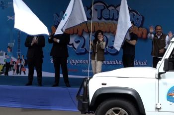 Menkomdigi lepas mobil pemantau frekuensi di jalur mudik