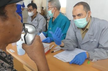 Puluhan pengemudi bus jalani pemeriksaan  di Terminal Gambut Barakat