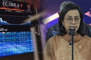 IHSG anjlok dan sempat dihentikan, ini respons Menkeu Sri Mulyani
