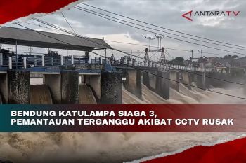 Bendung Katulampa siaga 3 pemantuan terganggu akibat CCTV rusak