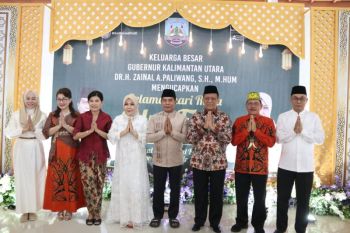 Hari Pertama Lebaran, Kapolda Kaltara Bersilaturahmi ke Sejumlah Tokoh di Tanjung Selor