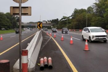 Tol Jagorawi arah Puncak diberlakukan sistem "contraflow"