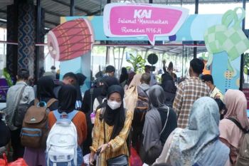 KAI Palembang  angkut 43.320 penumpang hingga H+1 Lebaran 1446 Hijriah