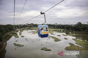 Anjungan rumah adat di TMII jadi favorit pengunjung saat libur Lebaran