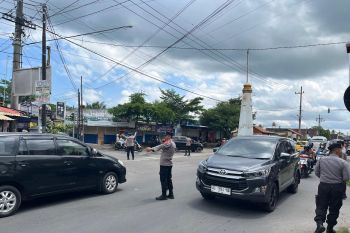 Polres Blitar siagakan peleton patroli guna urai kemacetan