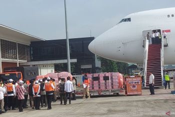 Indonesia sends off third delivery of aid for Myanmar quake victims