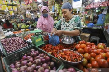 Harga pangan Kamis, cabai rawit Rp91.600/kg, bawang merah Rp48.650/kg