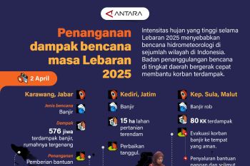 Penanganan dampak bencana masa Lebaran 2025
