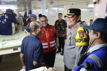 Polisi pastikan kelancaran arus balik di Pelabuhan Tanjung Priok