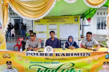 1.150 penumpang berangkat dari Pelabuhan Karimun di H+4 Lebaran