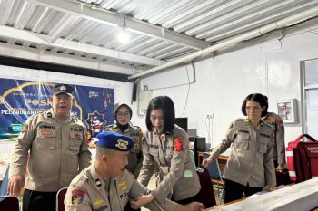 Personel Pospam  Pelabuhan Makassar jalani pemeriksaan kesehatan